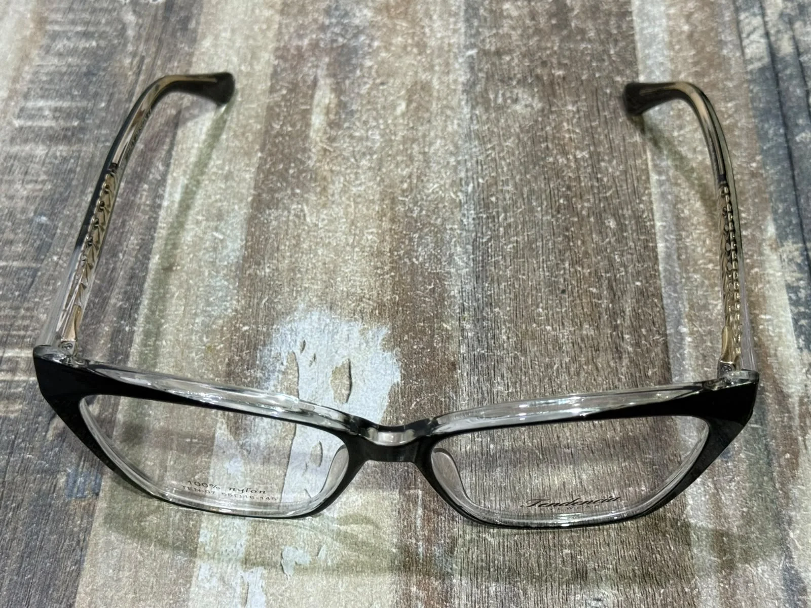 Montura Cat Eye Negro de acetato para mujer