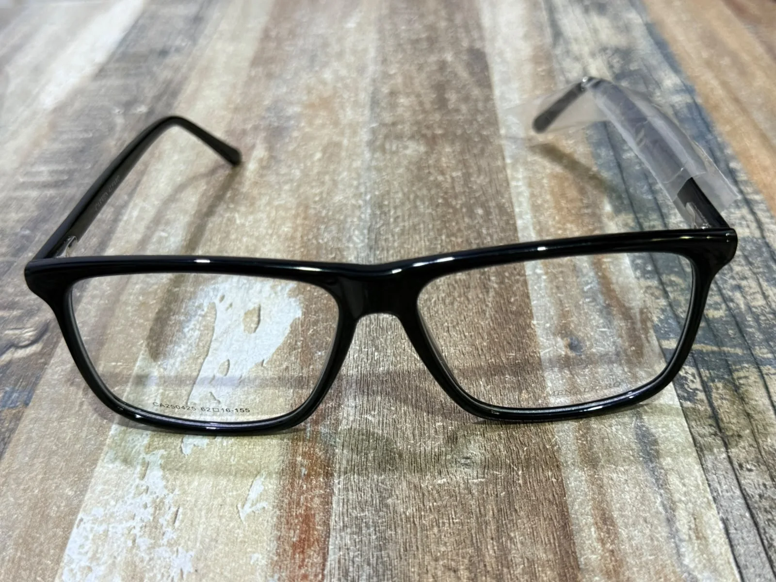 Montura Clásico Negro de acetato para hombre