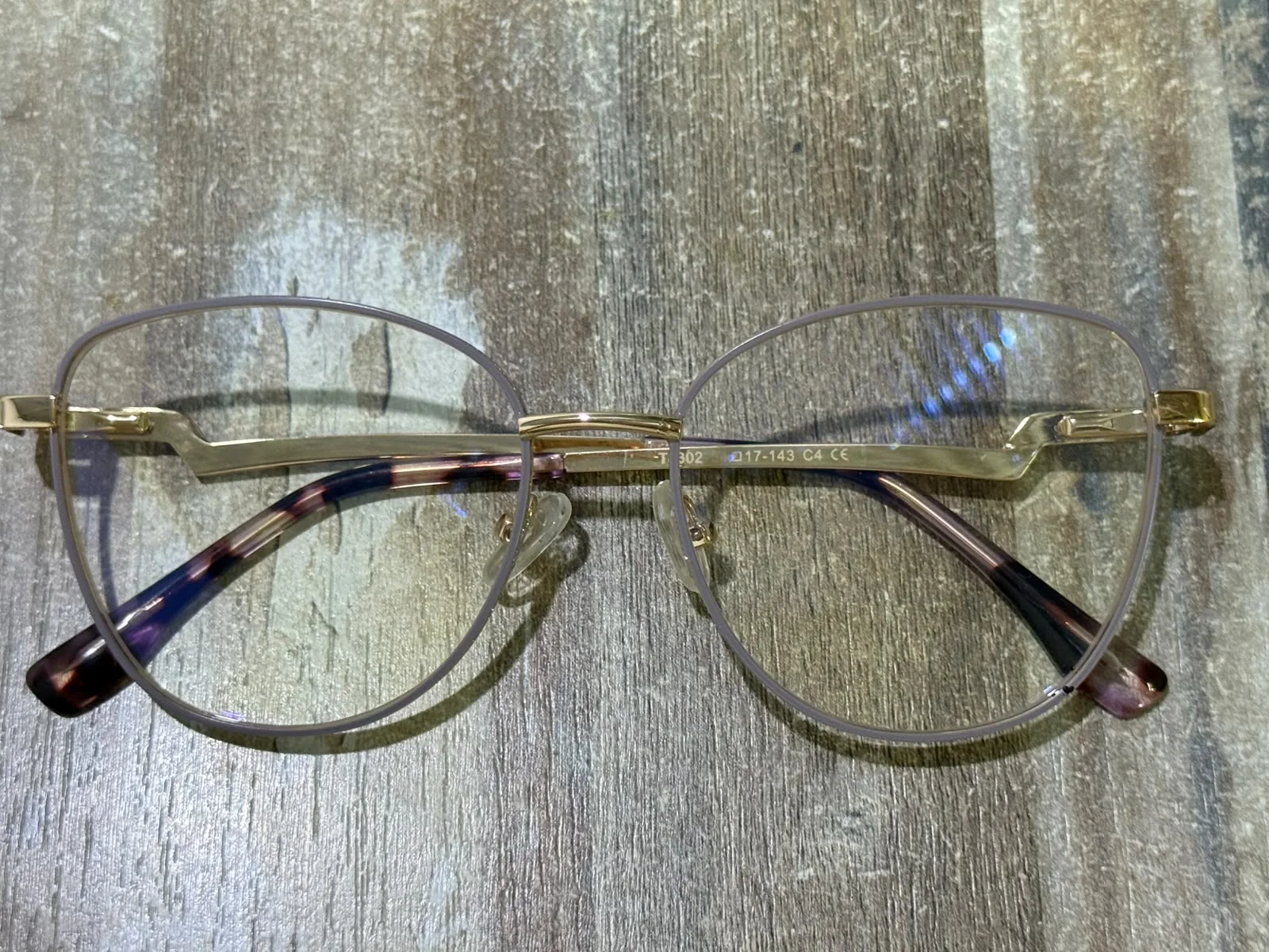 Montura Mariposa Nácar de acetato y metal para mujer